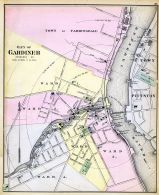 Town of Gardiner, Farmingdale, Pittston, Maine State Atlas 1884